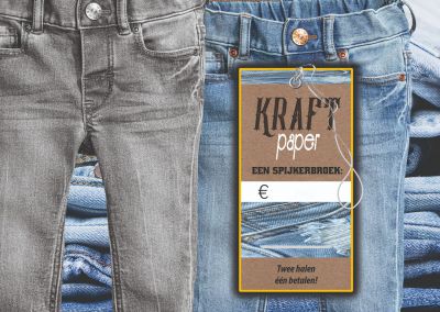 Kledinglabels kraft Kledinglabels kraft